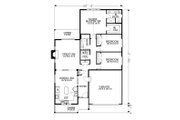 Craftsman Style House Plan - 3 Beds 2 Baths 1544 Sq/Ft Plan #53-460 