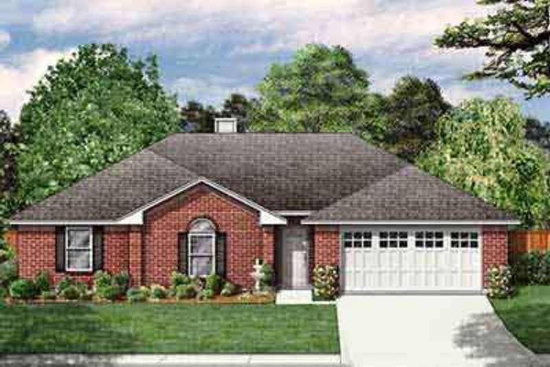 House Plan Design - Traditional Exterior - Front Elevation Plan #84-203