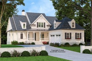Country Exterior - Front Elevation Plan #927-435