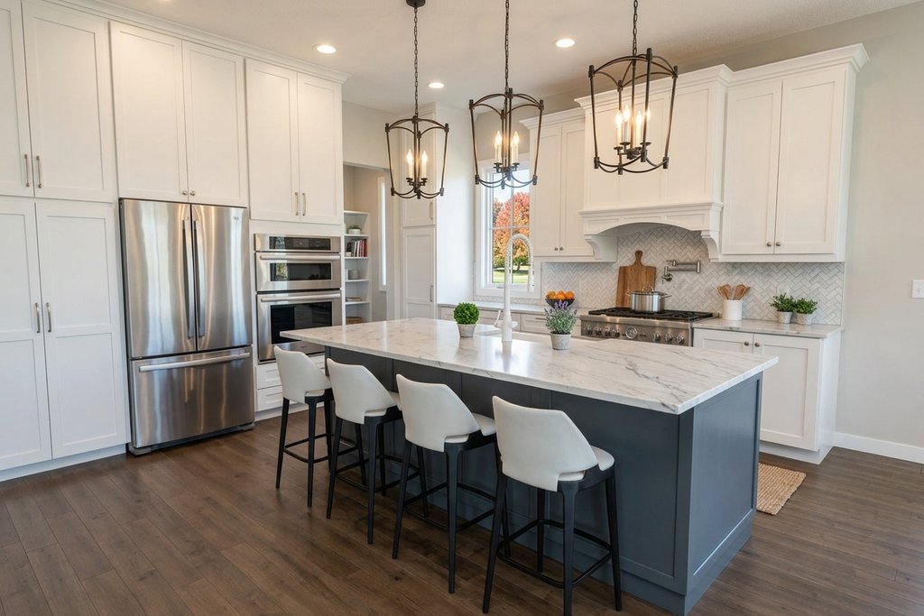Interior - Kitchen 1 for Farmhouse House Plan #51-1549 - 4 bed, 3.5 bath