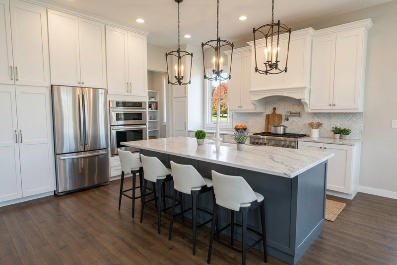 Architectural House Design - Interior - Kitchen 1 for Farmhouse House Plan #51-1549 - 4 bed, 3.5 bath