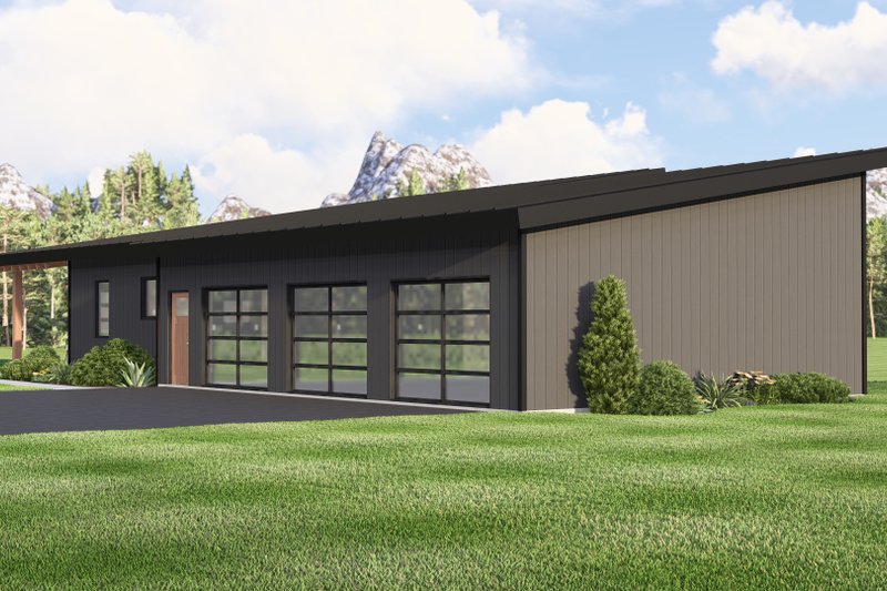 Home Plan - Exterior - Other Elevation for Contemporary House Plan #1064-464 - 1 bed, 1.5 bath