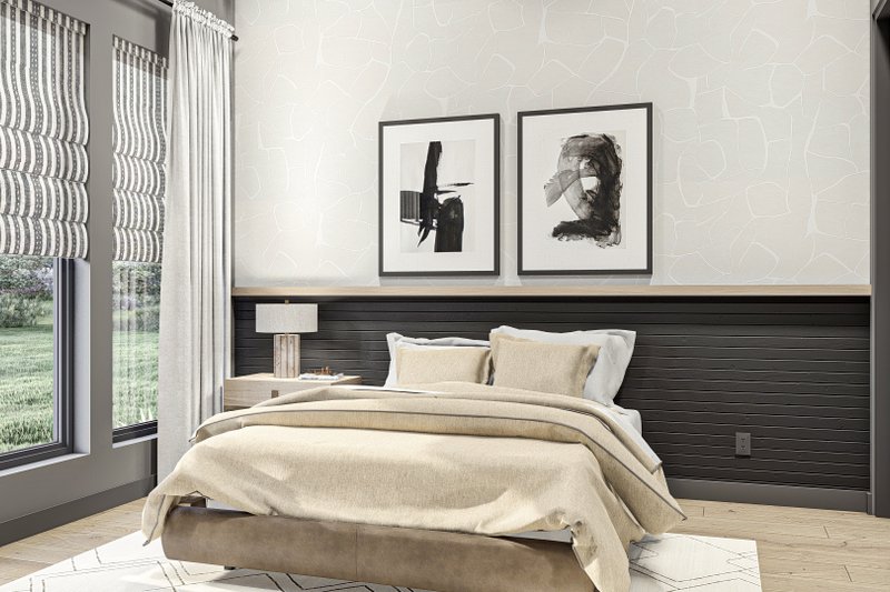 House Blueprint - Interior - Bedroom for Modern House Plan #455-527 - 3 bed, 2.5 bath