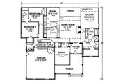 Farmhouse Style House Plan - 3 Beds 3 Baths 2040 Sq/Ft Plan #20-119 