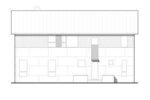 Exterior - Front Elevation 3 for Modern House Plan #909-5 - 3 bed, 2.5 bath