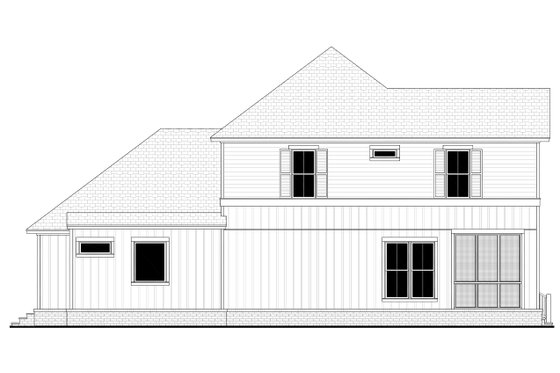 Exterior - Other Elevation for Farmhouse House Plan #430-275 - 3 bed, 2.5 bath