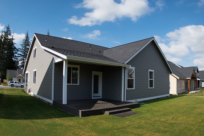 Home Plan - Exterior - Rear Elevation for Craftsman House Plan #1070-20 - 4 bed, 3 bath