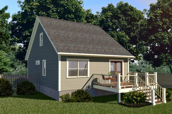 Exterior - Other Elevation for Cottage House Plan #79-140 - 3 bed, 2 bath