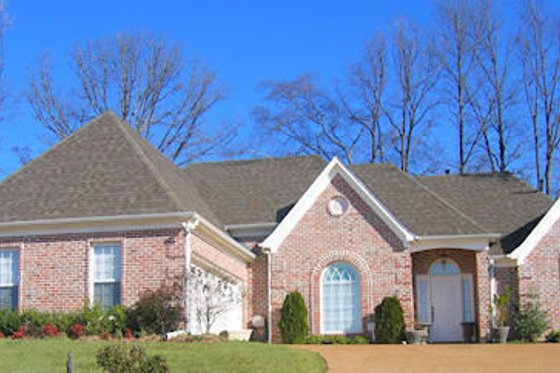 Exterior - Front Elevation for European House Plan #81-13832 - 3 bed, 2 bath