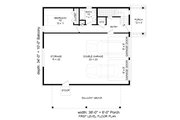 Contemporary Style House Plan - 2 Beds 2 Baths 1727 Sq/Ft Plan #932-365 