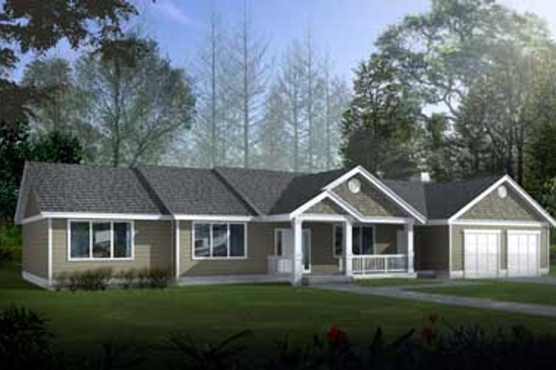 Ranch Style House Plan - 3 Beds 2 Baths 2251 Sq/Ft Plan #100-405