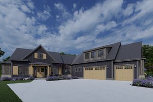 Traditional Exterior - Front Elevation Plan #1069-29