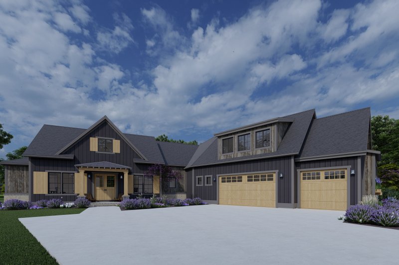 Traditional Style House Plan - 3 Beds 2.5 Baths 2689 Sq/Ft Plan #1069-29
