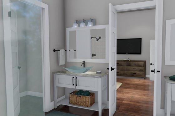 Interior - Master Bathroom for Farmhouse House Plan #120-255 - 3 bed, 2.5 bath