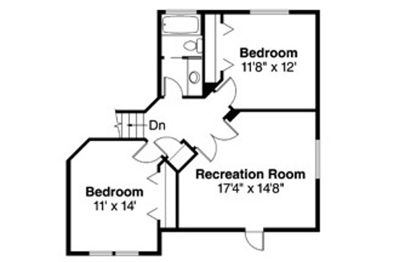 Home Plan - Floor Plan - Upper Floor for Traditional House Plan #124-382 - 3 bed, 2.5 bath