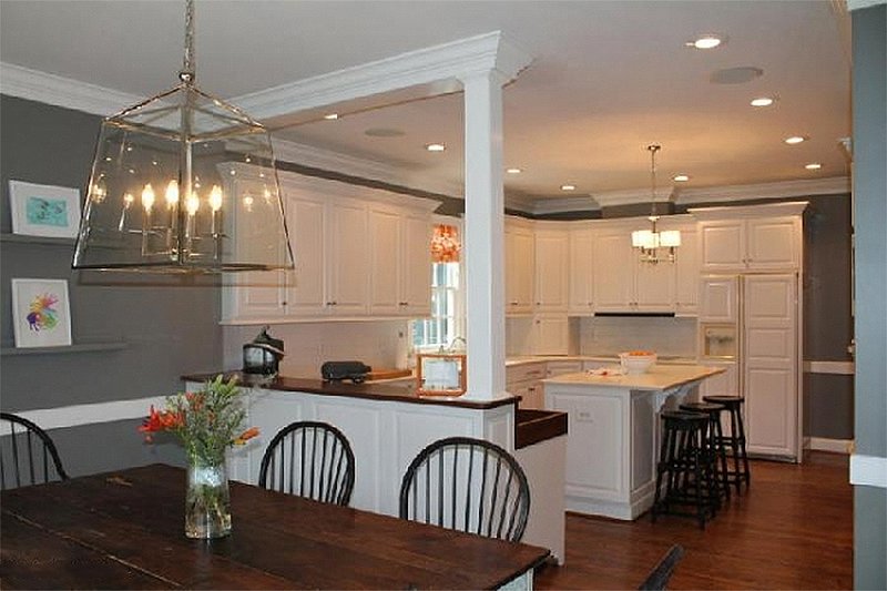 Home Plan - Kitchen - 3500 square foot Colonial Home