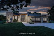 Contemporary Style House Plan - 3 Beds 3 Baths 2836 Sq/Ft Plan #930-533 
