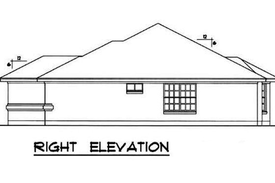 Exterior - Other Elevation for Farmhouse House Plan #40-164 - 3 bed, 2 bath