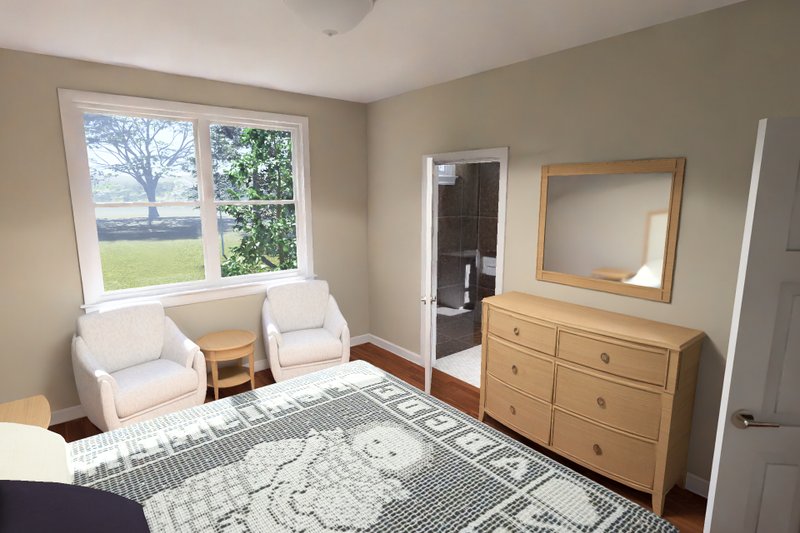 Architectural House Design - Interior - Master Bedroom 2 for Modern House Plan #513-2463 - 3 bed, 2.5 bath