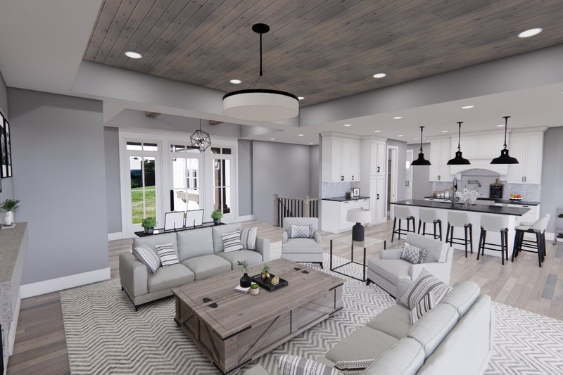 Dream House Plan - Interior - Family Room 2 for Farmhouse House Plan #51-1248 - 4 bed, 3 bath