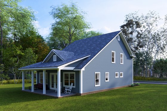 Exterior - Other Elevation 2 for Cottage House Plan #513-2263 - 3 bed, 2.5 bath