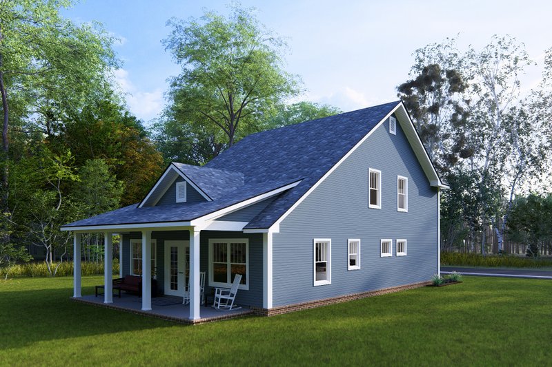 House Plan Design - Exterior - Other Elevation 2 for Cottage House Plan #513-2263 - 3 bed, 2.5 bath