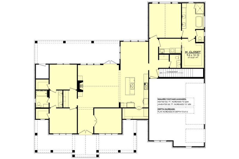 Architectural House Design - Floor Plan - Other Floor for Farmhouse House Plan #430-326 - 3 bed, 2.5 bath