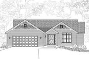 Ranch Style House Plan - 2 Beds 2 Baths 1253 Sq/Ft Plan #49-201 