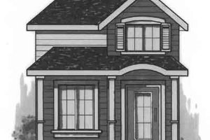 Cottage Exterior - Front Elevation Plan #23-472