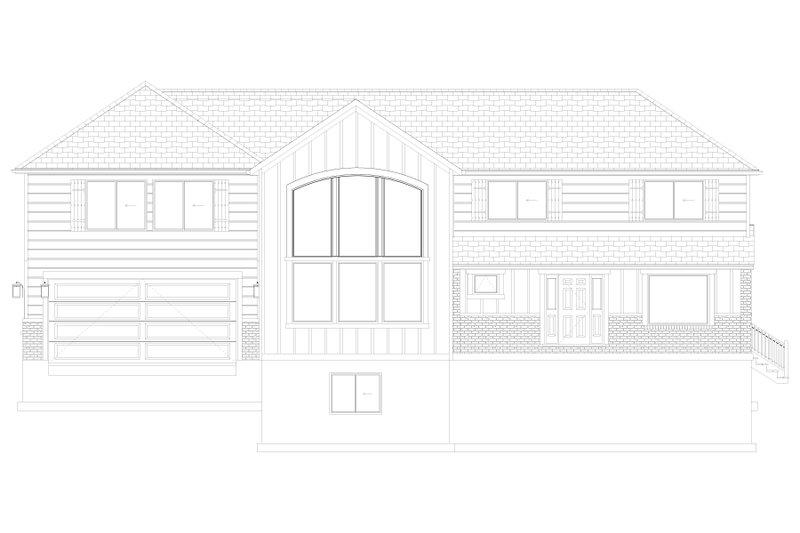 Dream House Plan - Exterior - Front Elevation 5 for Traditional House Plan #1060-427 - 4 bed, 2.5 bath
