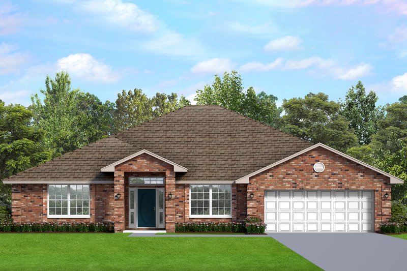 House Plan Design - Ranch Exterior - Front Elevation Plan #1058-195