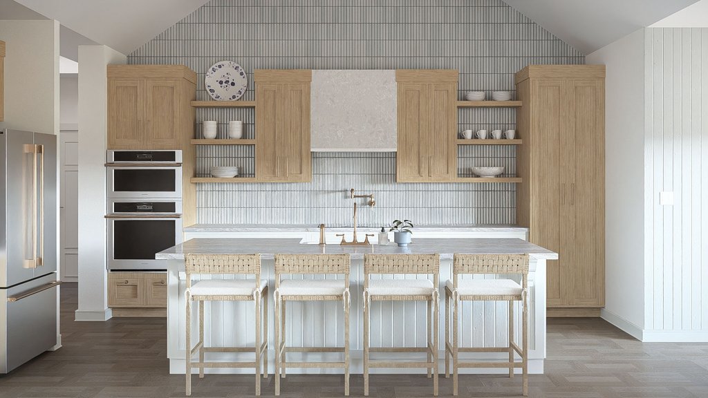 Interior - Kitchen for Beach House Plan #455-779 - 2 bed, 2.5 bath