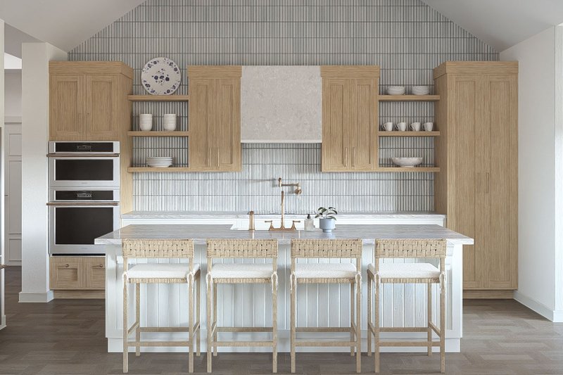 Architectural House Design - Interior - Kitchen for Beach House Plan #455-779 - 2 bed, 2.5 bath