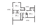 Craftsman Style House Plan - 4 Beds 2.5 Baths 2682 Sq/Ft Plan #48-708 