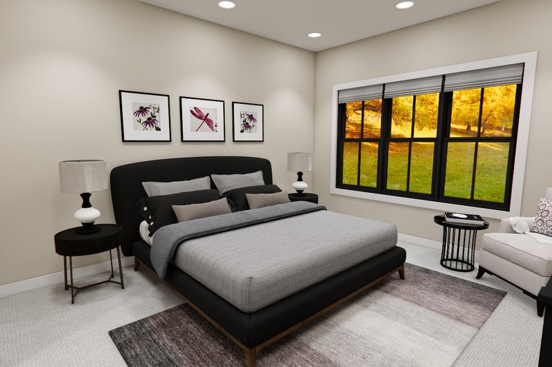 House Design - Interior - Master Bedroom for Farmhouse House Plan #51-1360 - 4 bed, 3.5 bath