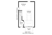 Contemporary Style House Plan - 1 Beds 1 Baths 572 Sq/Ft Plan #932-126 