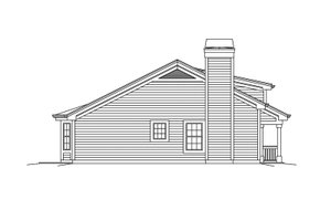 Exterior - Other Elevation for Craftsman House Plan #57-685 - 2 bed, 2 bath