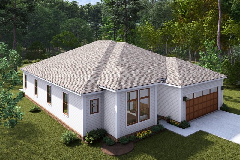 Architectural House Design - Exterior - Other Elevation 3 for Modern House Plan #513-2282 - 4 bed, 3 bath