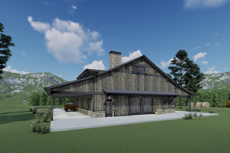 Dream House Plan - Exterior - Other Elevation 5 for Country House Plan #1069-32 - 4 bed, 3 bath