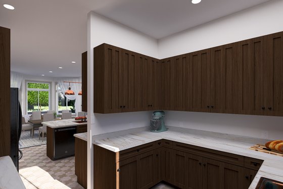 Interior - Kitchen for Mediterranean House Plan #1060-255 - 3 bed, 2.5 bath
