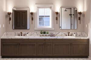 Interior - Bathroom for Cottage House Plan #455-410 - 3 bed, 2 bath