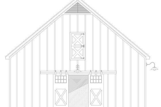 Exterior - Other Elevation for Country House Plan #932-346, 0 bath
