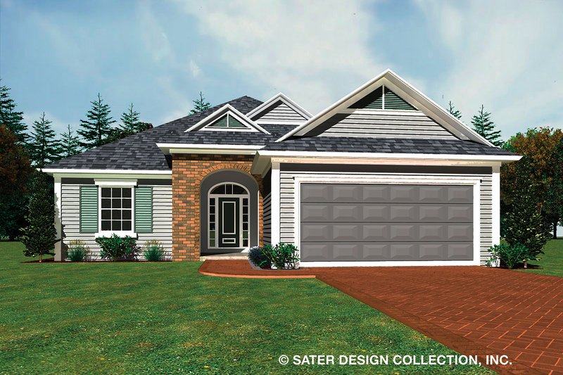 Home Plan - Ranch Exterior - Front Elevation Plan #930-485