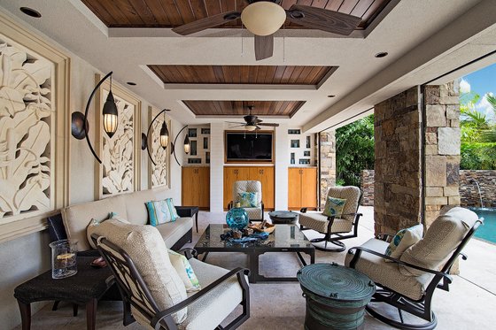 Exterior - Outdoor Living for Beach House Plan #548-12 - 4 bed, 4.5 bath