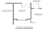 Adobe / Southwestern Style House Plan - 3 Beds 2 Baths 1515 Sq/Ft Plan #24-183 