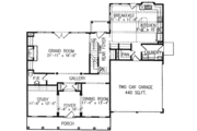 Colonial Style House Plan - 4 Beds 3.5 Baths 2960 Sq/Ft Plan #54-151 