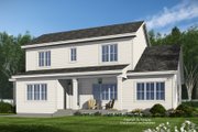 Farmhouse Style House Plan - 4 Beds 3.5 Baths 2768 Sq/Ft Plan #51-1363 Exterior 