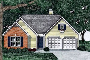 Traditional Exterior - Front Elevation Plan #129-151