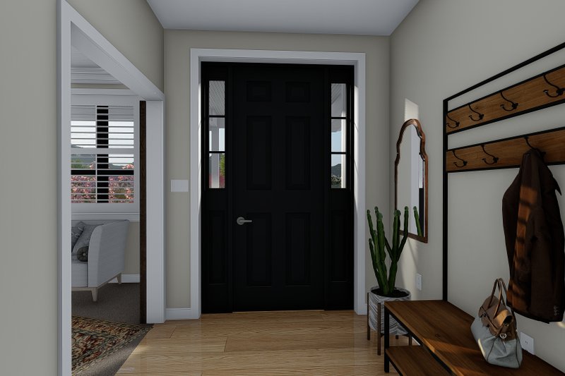 House Plan Design - Interior - Entry for Traditional House Plan #1060-59 - 3 bed, 2 bath