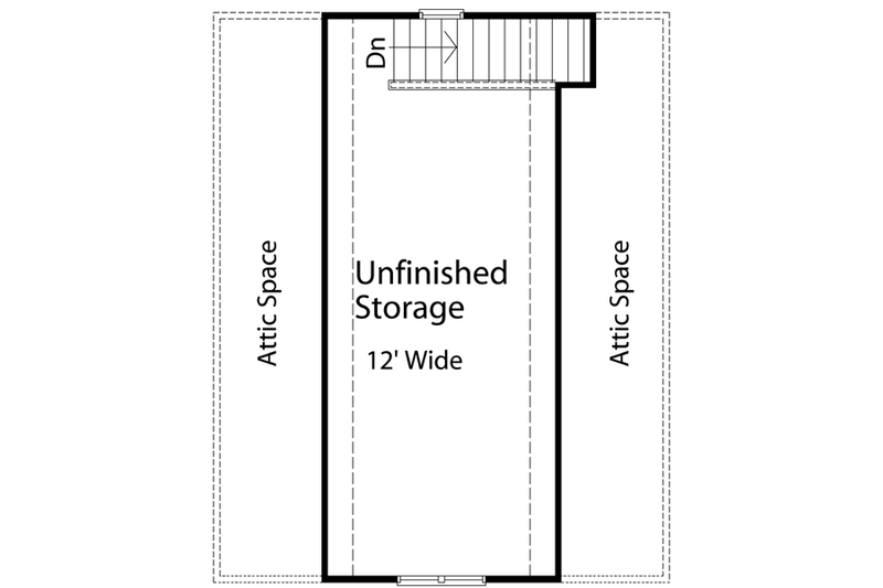 Home Plan - Floor Plan - Upper Floor for Country House Plan #22-428, 0 bath